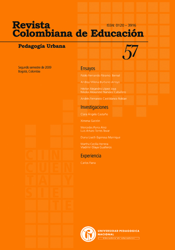 					Ver Núm. 57 (2009): Pedagogía Urbana (jul-dic)
				