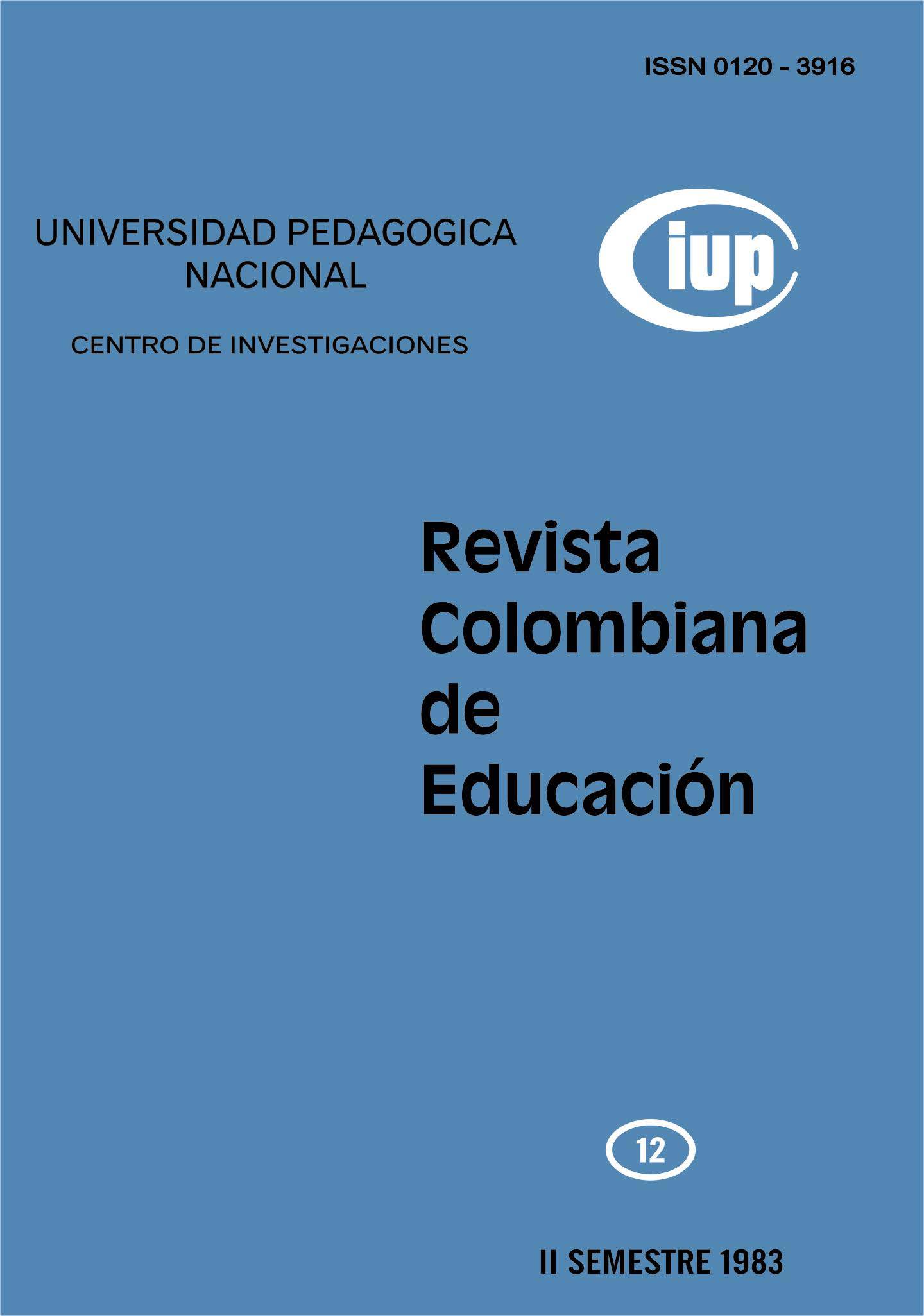 					Visualizar n. 12 (1983): 1983
				