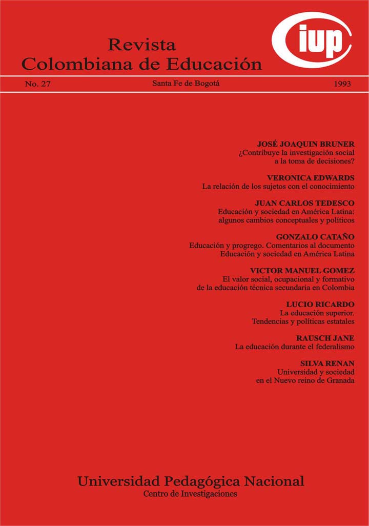					Visualizar n. 27 (1993): 1993
				